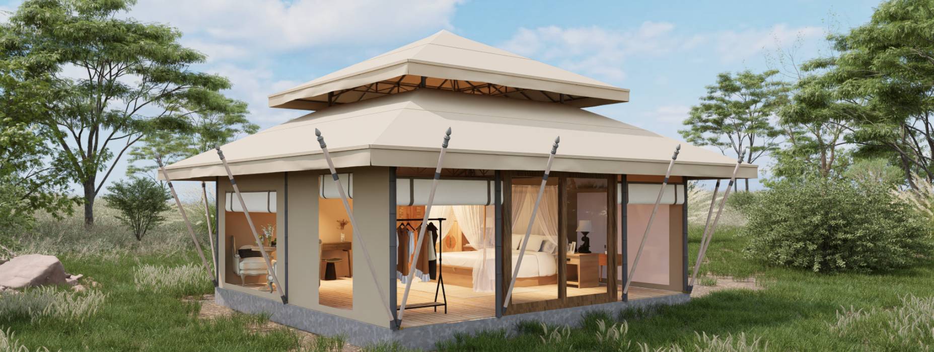 钟山区户外野奢帐篷